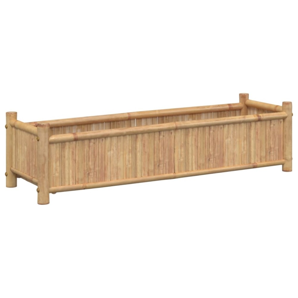 vidaXL Jardinieră, 100x30x25 cm, bambus