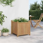 vidaXL Jardinieră, 50x50x50 cm, bambus vidaXL Jardinieră, 50x50x50 cm, bambus