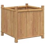 vidaXL Jardinieră, 50x50x50 cm, bambus vidaXL Jardinieră, 50x50x50 cm, bambus