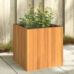 vidaXL Jardinieră de grădină, 45x45x45 cm, lemn masiv de acacia vidaXL Jardinieră de grădină, 45x45x45 cm, lemn masiv de acacia