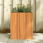vidaXL Jardinieră de grădină, 59x27,5x70 cm, lemn masiv de acacia vidaXL Jardinieră de grădină, 59x27,5x70 cm, lemn masiv de acacia