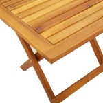 vidaXL Masă laterală de grădină 40x40x40 cm lemn masiv de acacia