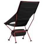 vidaXL Scaune camping pliabile, 2 buc., negru, textil oxford /aluminiu vidaXL Scaune camping pliabile, 2 buc., negru, textil oxford /aluminiu