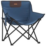 vidaXL Scaune de camping cu buzunar, pliabile, 2 buc., albastru vidaXL Scaune de camping cu buzunar, pliabile, 2 buc., albastru