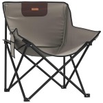 vidaXL Scaune de camping cu buzunar, pliabile, 2 buc., gri