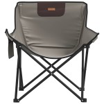 vidaXL Scaune de camping cu buzunar, pliabile, 2 buc., gri