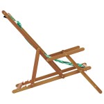 vidaXL Scaun plajă pliabile model frunze lemn masiv eucalipt/țesătură vidaXL Scaun plajă pliabile model frunze lemn masiv eucalipt/țesătură