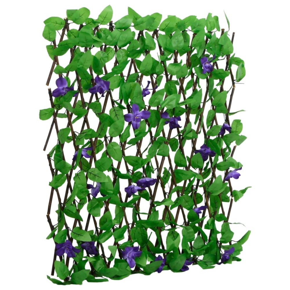 vidaXL Spalier iederă artificială extensibil, 5 buc., verde, 180x70 cm