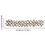 vidaXL Spalier cu iederă artificială extensibil, 5 buc. roz 180x20 cm