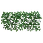 vidaXL Spalier cu iederă artificială extensibil 5 buc. verde 180x30 cm