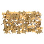 vidaXL Spalier frunze arțar artificiale extensibil, oranj, 180x30 cm