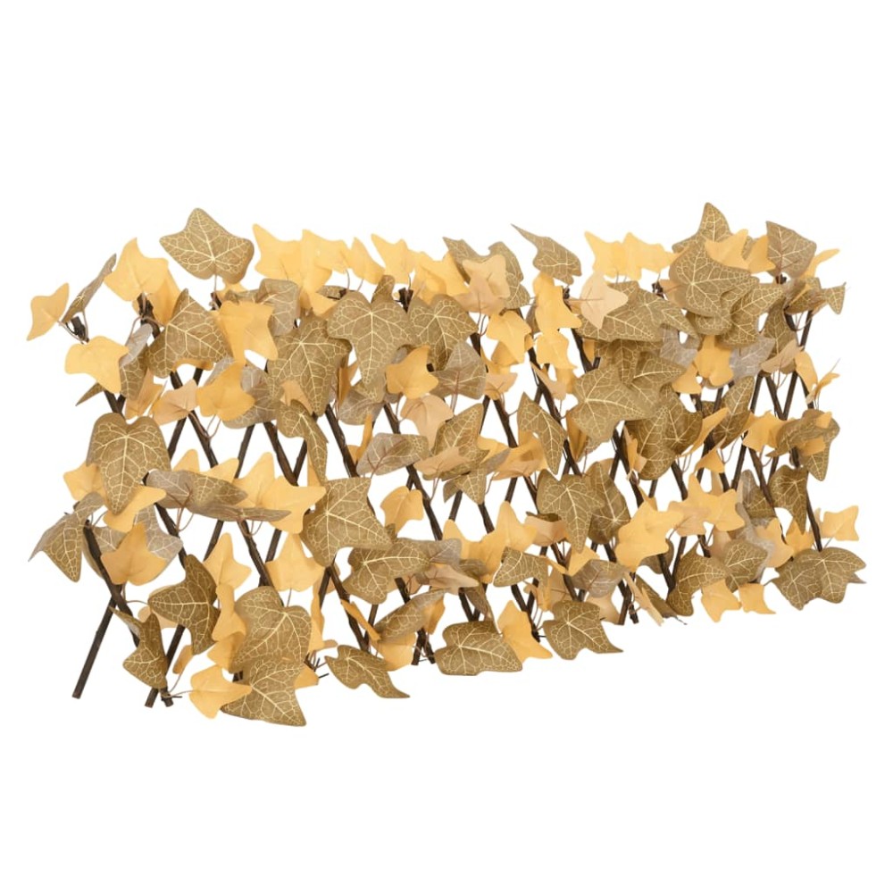 vidaXL Spalier frunze arțar false extensibil 5 buc. oranj 180x30 cm