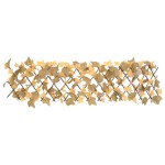 vidaXL Spalier frunze arțar false extensibil 5 buc. oranj 180x30 cm
