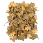 vidaXL Spalier frunze arțar false extensibil 5 buc. oranj 180x30 cm