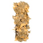 vidaXL Spalier frunze arțar artificiale extensibil, oranj, 180x60 cm