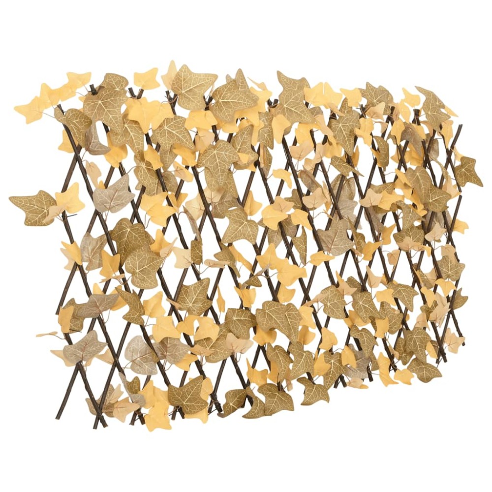 vidaXL Spalier frunze arțar false extensibil 5 buc. oranj 180x60 cm