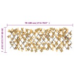 vidaXL Spalier frunze arțar false extensibil 5 buc. oranj 180x60 cm vidaXL Spalier frunze arțar false extensibil 5 buc. oranj 180x60 cm