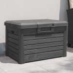 vidaXL Cutie de perne exterior antracit 73x50,5x46,5 cm polipropilenă vidaXL Cutie de perne exterior antracit 73x50,5x46,5 cm polipropilenă