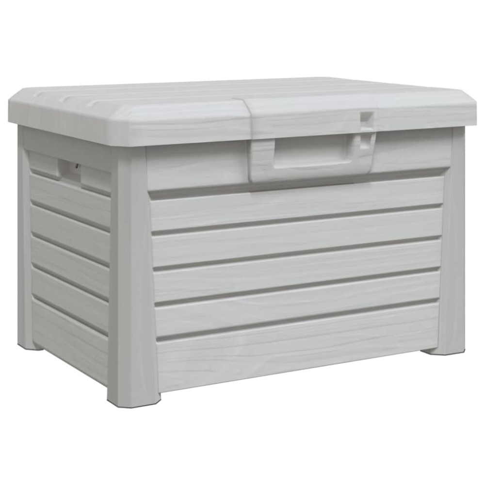 vidaXL Cutie de perne de exterior gri 73x50,5x46,5 cm polipropilenă