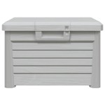 vidaXL Cutie de perne de exterior gri 73x50,5x46,5 cm polipropilenă vidaXL Cutie de perne de exterior gri 73x50,5x46,5 cm polipropilenă