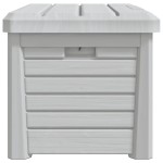 vidaXL Cutie de perne de exterior gri 73x50,5x46,5 cm polipropilenă vidaXL Cutie de perne de exterior gri 73x50,5x46,5 cm polipropilenă