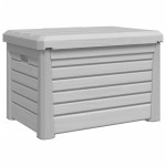 vidaXL Cutie de perne de exterior gri 73x50,5x46,5 cm polipropilenă vidaXL Cutie de perne de exterior gri 73x50,5x46,5 cm polipropilenă