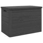 vidaXL Cutie de perne exterior antracit 77,5x44,5x53 cm polipropilenă vidaXL Cutie de perne exterior antracit 77,5x44,5x53 cm polipropilenă