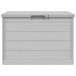 vidaXL Cutie de perne de exterior gri 77,5x44,5x53 cm polipropilenă vidaXL Cutie de perne de exterior gri 77,5x44,5x53 cm polipropilenă