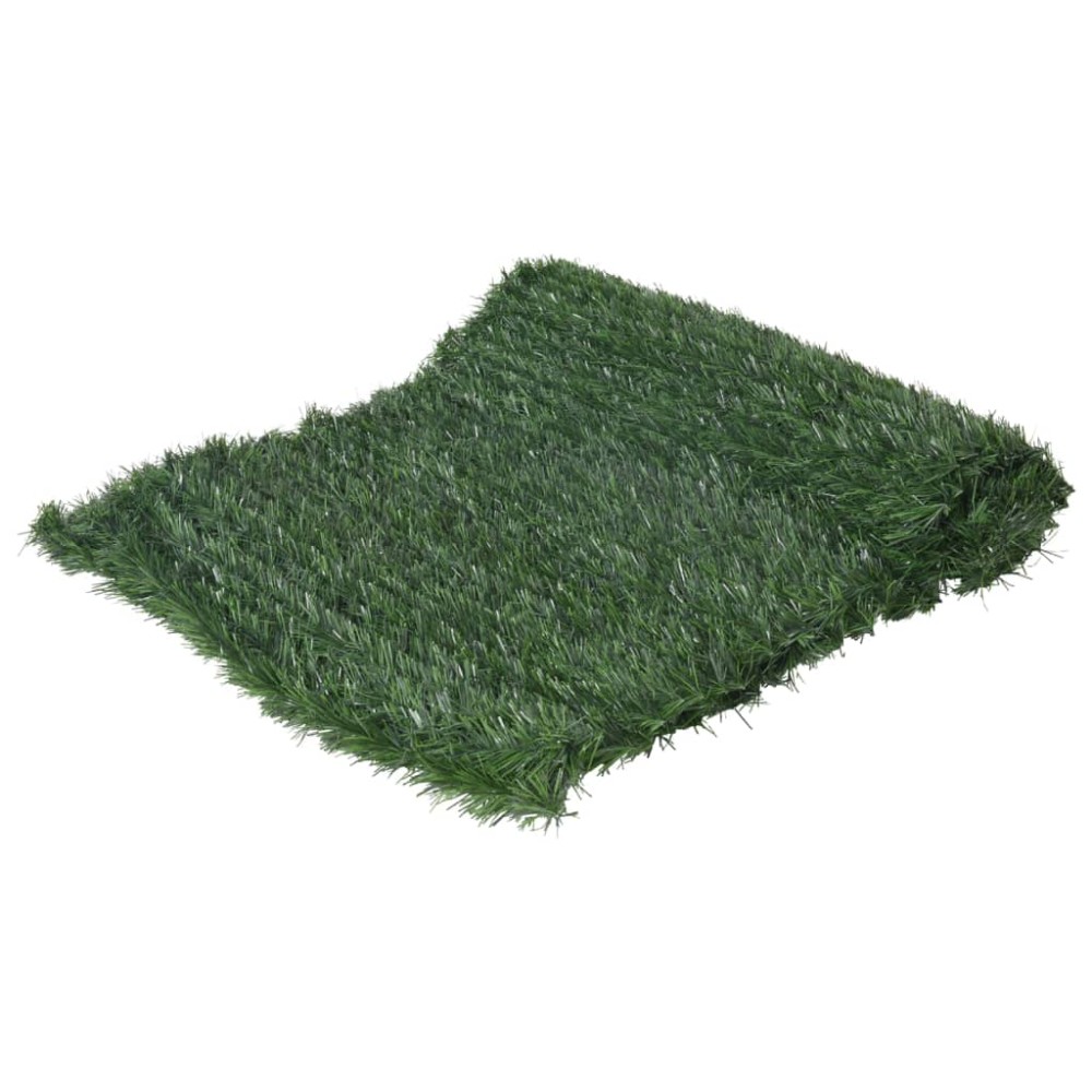 vidaXL Gard din iarbă artificială, verde, 1x5 m