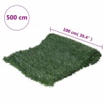 vidaXL Gard din iarbă artificială, verde, 1x5 m vidaXL Gard din iarbă artificială, verde, 1x5 m