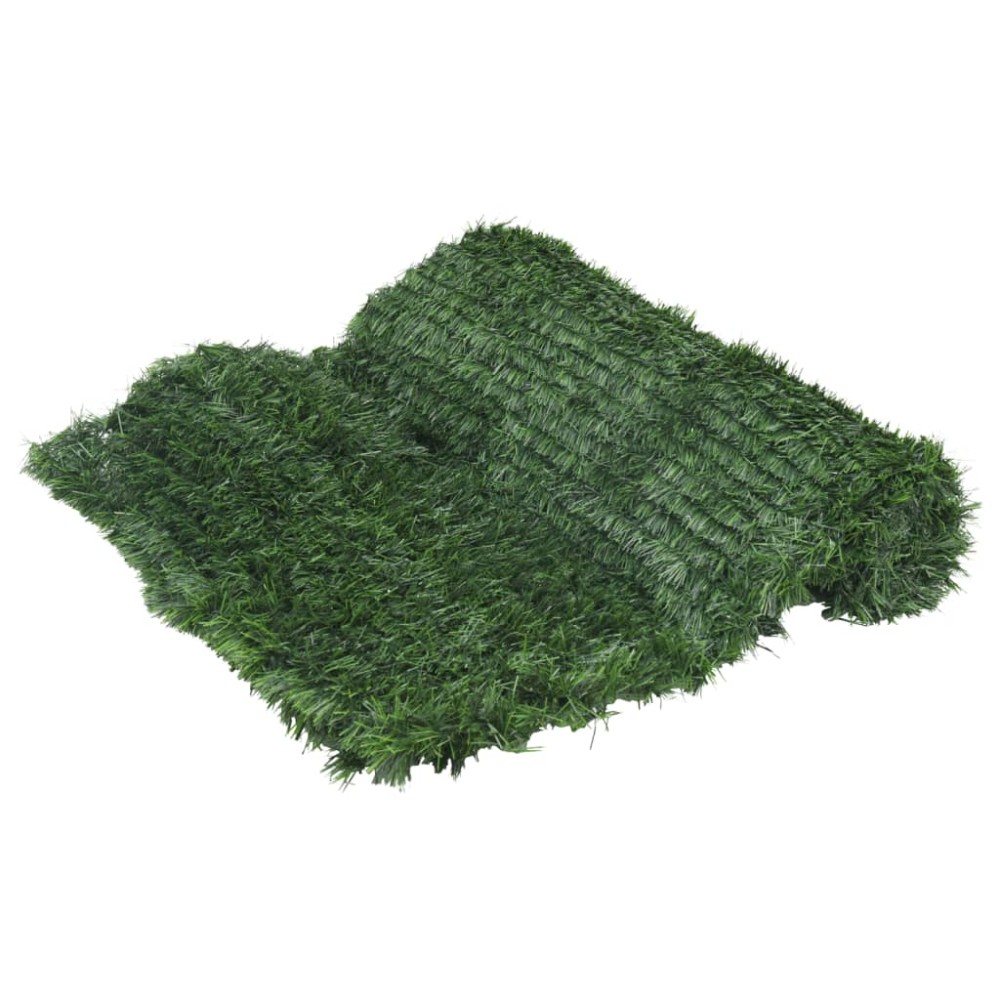 vidaXL Gard cu iarbă artificială, verde, 1x10 m