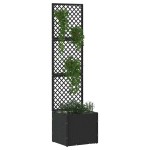 vidaXL Jardinieră Negru 35 x 30 x 135 cm Metal