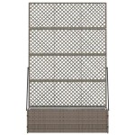 vidaXL Jardinieră Gri 105 x 30 x 170 cm Metal