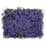 vidaXL Gard din frunze artificiale, 24 buc., violet, 40x60 cm vidaXL Gard din frunze artificiale, 24 buc., violet, 40x60 cm
