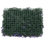 vidaXL Gard din frunze artificiale, 24 buc., violet, 40x60 cm vidaXL Gard din frunze artificiale, 24 buc., violet, 40x60 cm