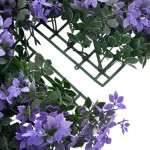 vidaXL Gard din frunze artificiale, 24 buc., violet, 40x60 cm vidaXL Gard din frunze artificiale, 24 buc., violet, 40x60 cm