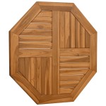 vidaXL Blat de masă, 70x70x2,5 cm, octogonal, lemn masiv de tec vidaXL Blat de masă, 70x70x2,5 cm, octogonal, lemn masiv de tec