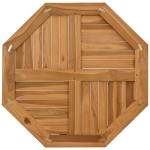 vidaXL Blat de masă, 70x70x2,5 cm, octogonal, lemn masiv de tec vidaXL Blat de masă, 70x70x2,5 cm, octogonal, lemn masiv de tec