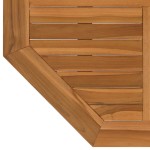 vidaXL Blat de masă, 80x80x2,5 cm, octogonal, lemn masiv de tec vidaXL Blat de masă, 80x80x2,5 cm, octogonal, lemn masiv de tec