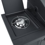 vidaXL Grătar pe gaz cu 7 arzătoare, negru, oțel vopsit electrostatic vidaXL Grătar pe gaz cu 7 arzătoare, negru, oțel vopsit electrostatic