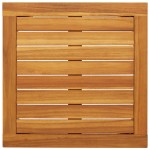 vidaXL Set mobilier de grădină, 5 piese, poliratan bej/lemn de acacia