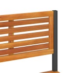 vidaXL Masa de lucru de grădină 90x50x110 cm lemn masiv acacia și oțel vidaXL Masa de lucru de grădină 90x50x110 cm lemn masiv acacia și oțel