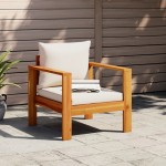 vidaXL Scaun de grădină cu perne, lemn masiv de acacia vidaXL Scaun de grădină cu perne, lemn masiv de acacia