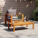 vidaXL Scaun de grădină cu perne, lemn masiv de acacia vidaXL Scaun de grădină cu perne, lemn masiv de acacia