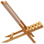 vidaXL Scaune de grădină 2 buc., taupe, lemn masiv acacia și textil vidaXL Scaune de grădină 2 buc., taupe, lemn masiv acacia și textil