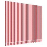 vidaXL Pânză de rezervă copertină, roșie și albă, 3x2,5 m vidaXL Pânză de rezervă copertină, roșie și albă, 3x2,5 m