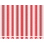 vidaXL Pânză de rezervă copertină, dungi roșii și albe, 3,5x2,5 m