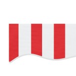 vidaXL Pânză copertină de rezervă, dungi roșii și albe, 4,5x3,5 m vidaXL Pânză copertină de rezervă, dungi roșii și albe, 4,5x3,5 m