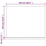 vidaXL Pânză copertină de rezervă, dungi roșii și albe, 4,5x3,5 m vidaXL Pânză copertină de rezervă, dungi roșii și albe, 4,5x3,5 m