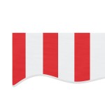 vidaXL Pânză copertină de rezervă, dungi roșii și albe, 5x3 m vidaXL Pânză copertină de rezervă, dungi roșii și albe, 5x3 m